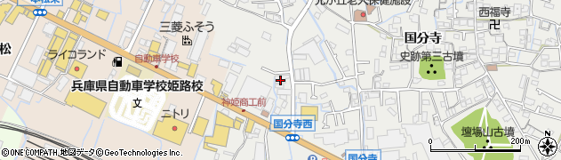 兵庫県姫路市御国野町国分寺45周辺の地図