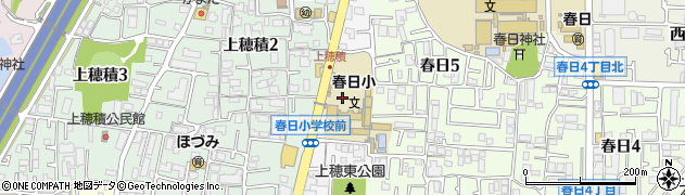 大阪府茨木市上穂東町5周辺の地図
