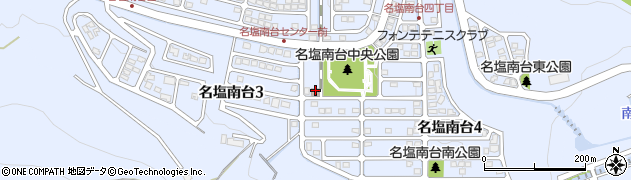 [葬儀場]阪急名塩南台中央会館周辺の地図