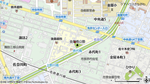 〒442-0055 愛知県豊川市金屋橋町の地図