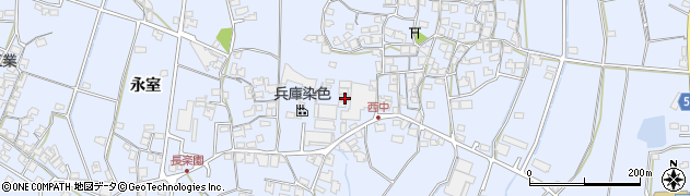 兵庫県加古川市志方町西中236周辺の地図