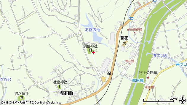 〒431-2102 静岡県浜松市浜名区都田町の地図