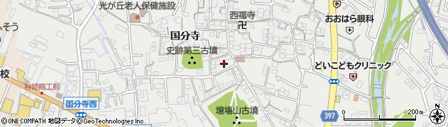 兵庫県姫路市御国野町国分寺332周辺の地図