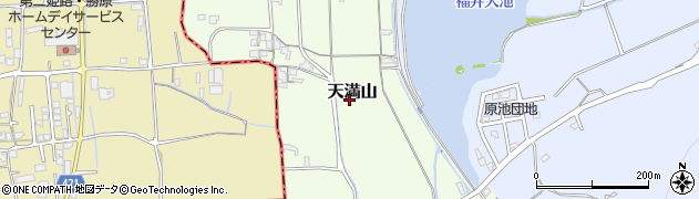 兵庫県太子町（揖保郡）天満山周辺の地図