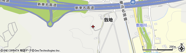 静岡県磐田市敷地259周辺の地図
