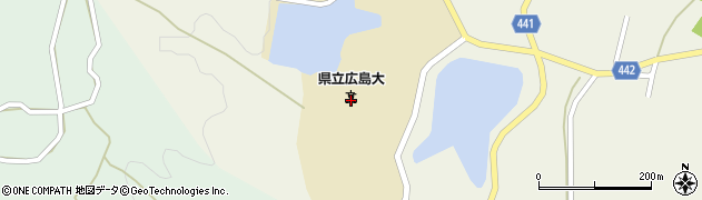 県立広島大学（公立大学法人）庄原キャンパス　附属教育研究施設周辺の地図