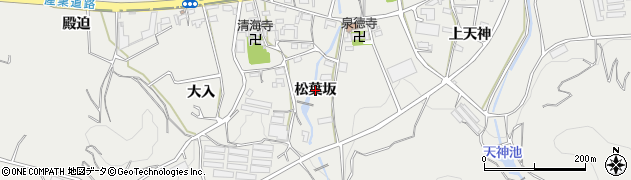 愛知県西尾市吉良町津平（松葉坂）周辺の地図
