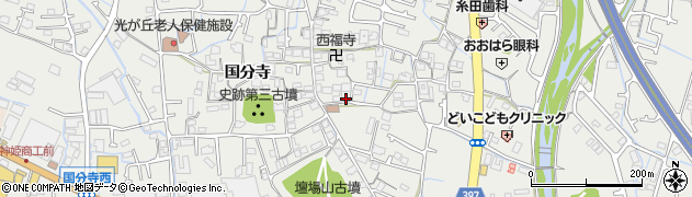 兵庫県姫路市御国野町国分寺698周辺の地図