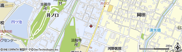 兵庫県姫路市井ノ口66周辺の地図