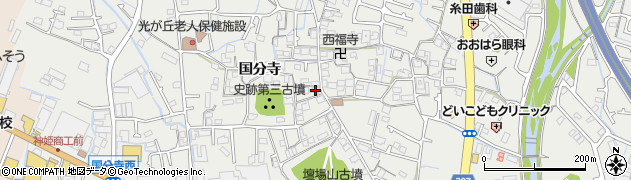 兵庫県姫路市御国野町国分寺331周辺の地図