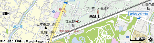 兵庫県姫路市西延末5周辺の地図