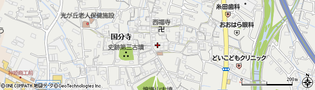 兵庫県姫路市御国野町国分寺702周辺の地図