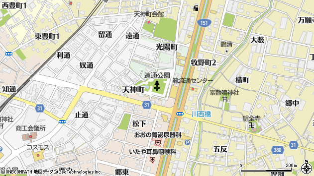 〒442-0039 愛知県豊川市天神町の地図