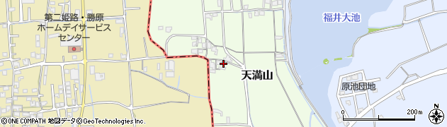 兵庫県揖保郡太子町天満山250周辺の地図