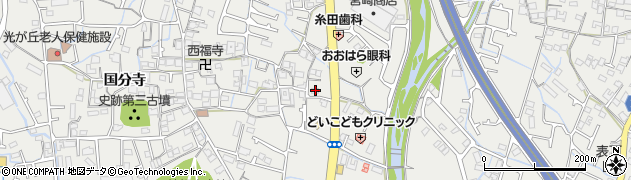 兵庫県姫路市御国野町国分寺836周辺の地図