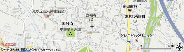 兵庫県姫路市御国野町国分寺711周辺の地図
