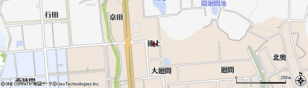 愛知県常滑市広目（徳上）周辺の地図