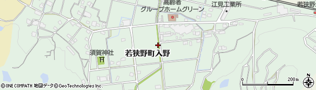 兵庫県相生市若狭野町入野周辺の地図