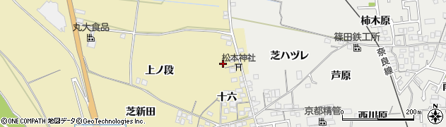 京都府城陽市奈島上ノ段39周辺の地図