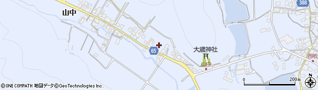 兵庫県加古川市志方町山中106周辺の地図