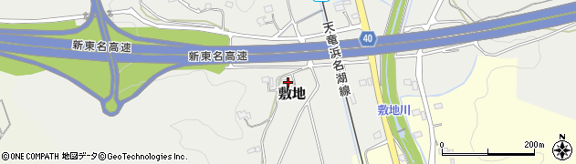 静岡県磐田市敷地250周辺の地図