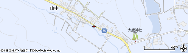 兵庫県加古川市志方町山中207周辺の地図