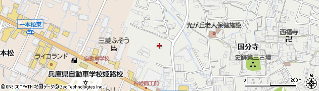 兵庫県姫路市御国野町国分寺38周辺の地図