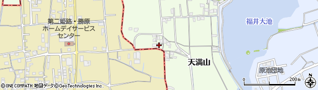 兵庫県揖保郡太子町天満山45周辺の地図