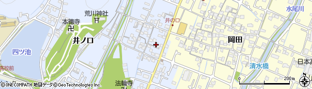 兵庫県姫路市井ノ口157周辺の地図