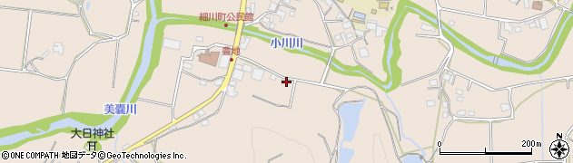 兵庫県三木市細川町豊地1250周辺の地図