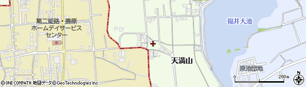 兵庫県揖保郡太子町天満山50周辺の地図