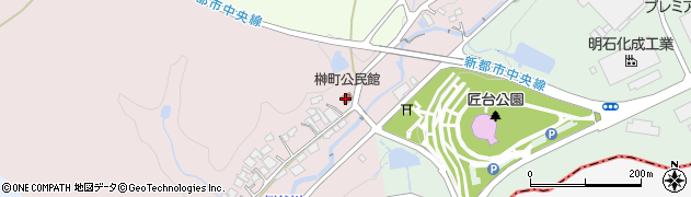 榊町公民館周辺の地図