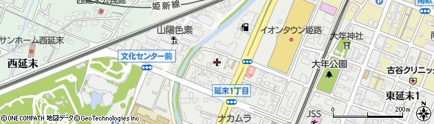 兵庫県姫路市延末386周辺の地図