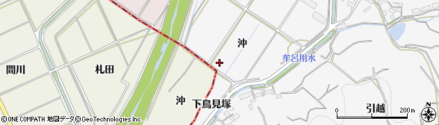 愛知県豊橋市石巻小野田町（沖）周辺の地図