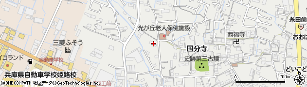 兵庫県姫路市御国野町国分寺191周辺の地図