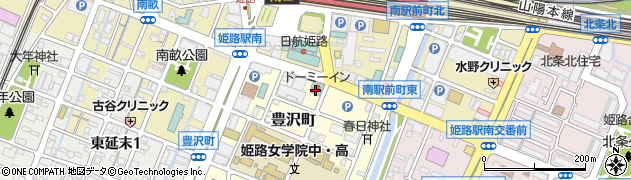 ドーミーイン姫路周辺の地図