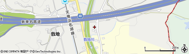 静岡県磐田市敷地1415周辺の地図