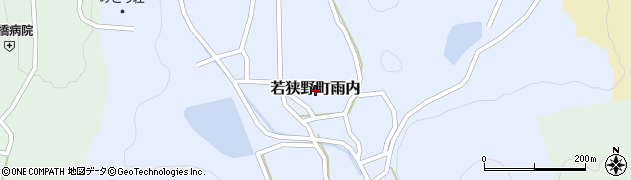 兵庫県相生市若狭野町雨内周辺の地図