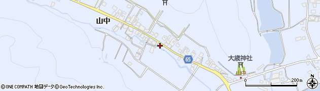 兵庫県加古川市志方町山中205周辺の地図