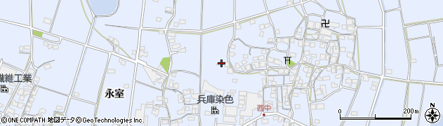 兵庫県加古川市志方町西中380周辺の地図