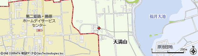 兵庫県揖保郡太子町天満山48周辺の地図