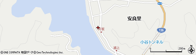 静岡県西伊豆町（賀茂郡）安良里（天坂）周辺の地図
