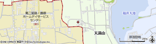 兵庫県揖保郡太子町天満山43周辺の地図