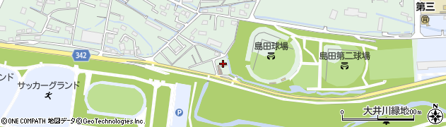 中部地方整備局静岡河川工事事務所　島田出張所周辺の地図