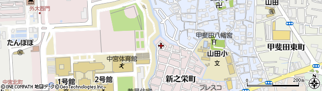 大阪府枚方市新之栄町18周辺の地図
