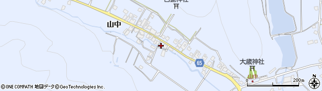 兵庫県加古川市志方町山中202周辺の地図