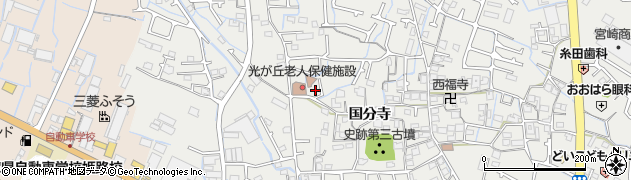 兵庫県姫路市御国野町国分寺268周辺の地図