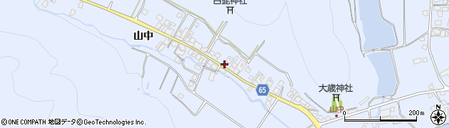 兵庫県加古川市志方町山中130周辺の地図