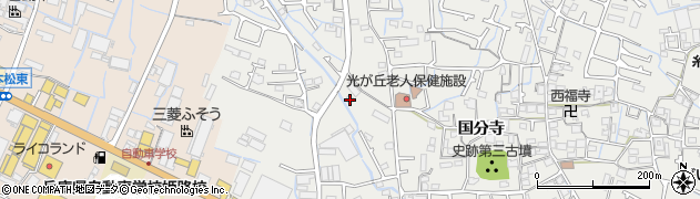 兵庫県姫路市御国野町国分寺193周辺の地図