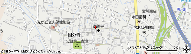 兵庫県姫路市御国野町国分寺733周辺の地図